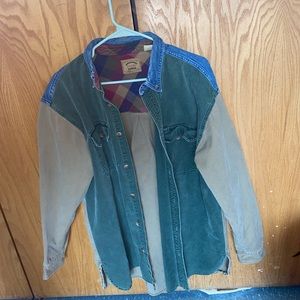 vintage colorblock heavyweight shirt